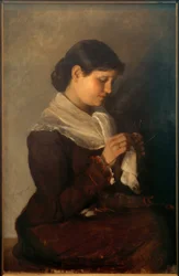 Retrato de Vera Repin